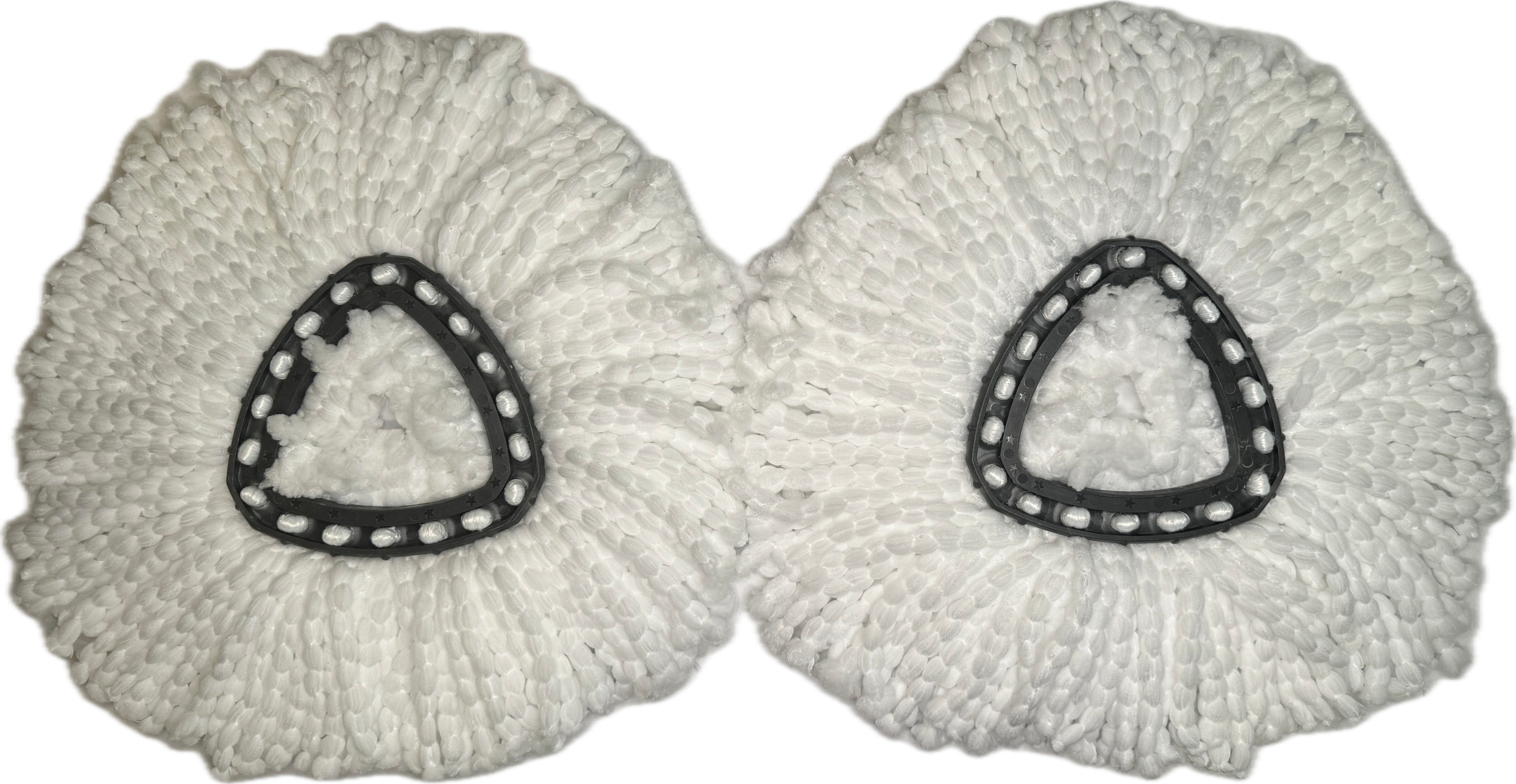 Microfiber Mop Heads - Triangular (2 Pack)