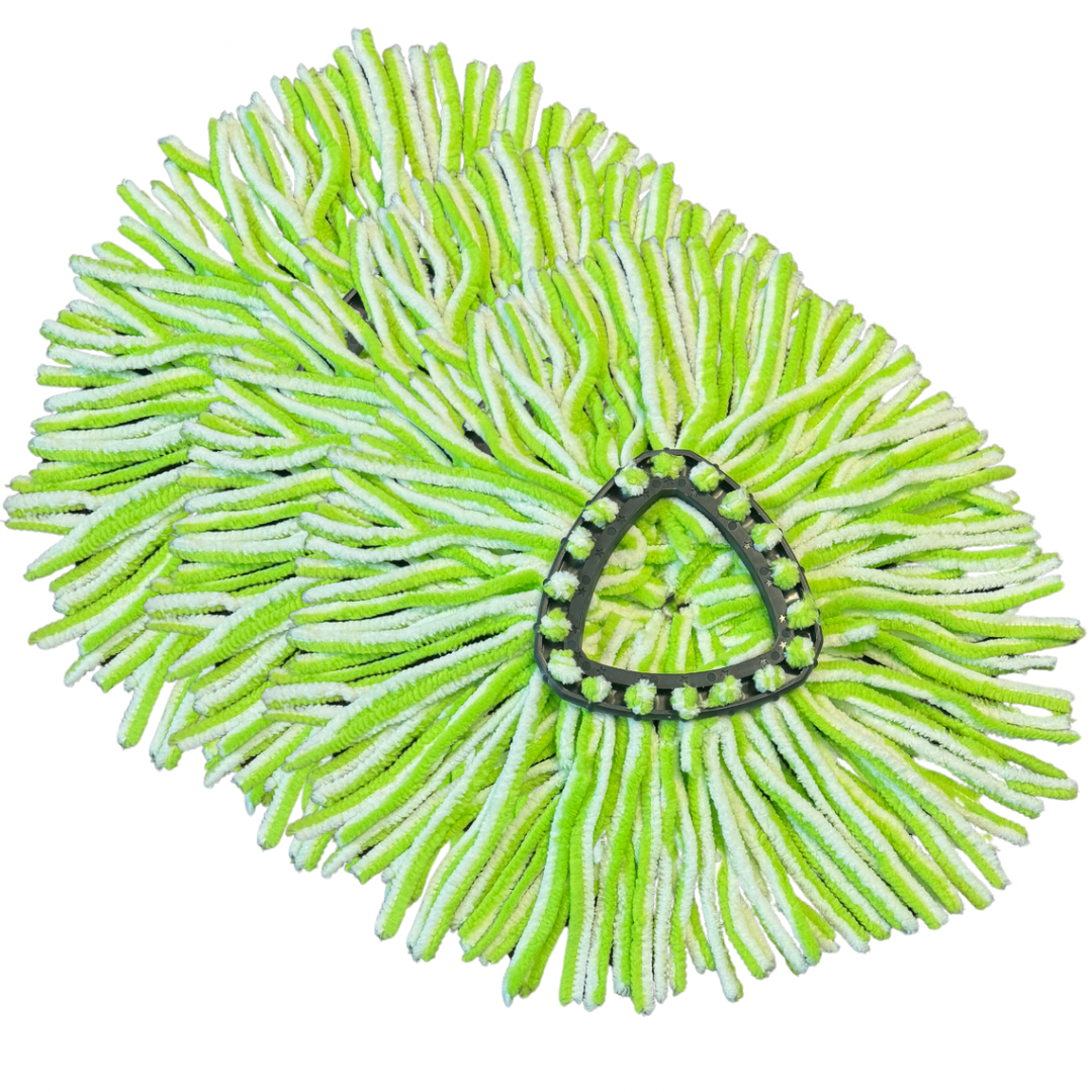 3 Pack - Triangle Cotton Blend Mop Heads