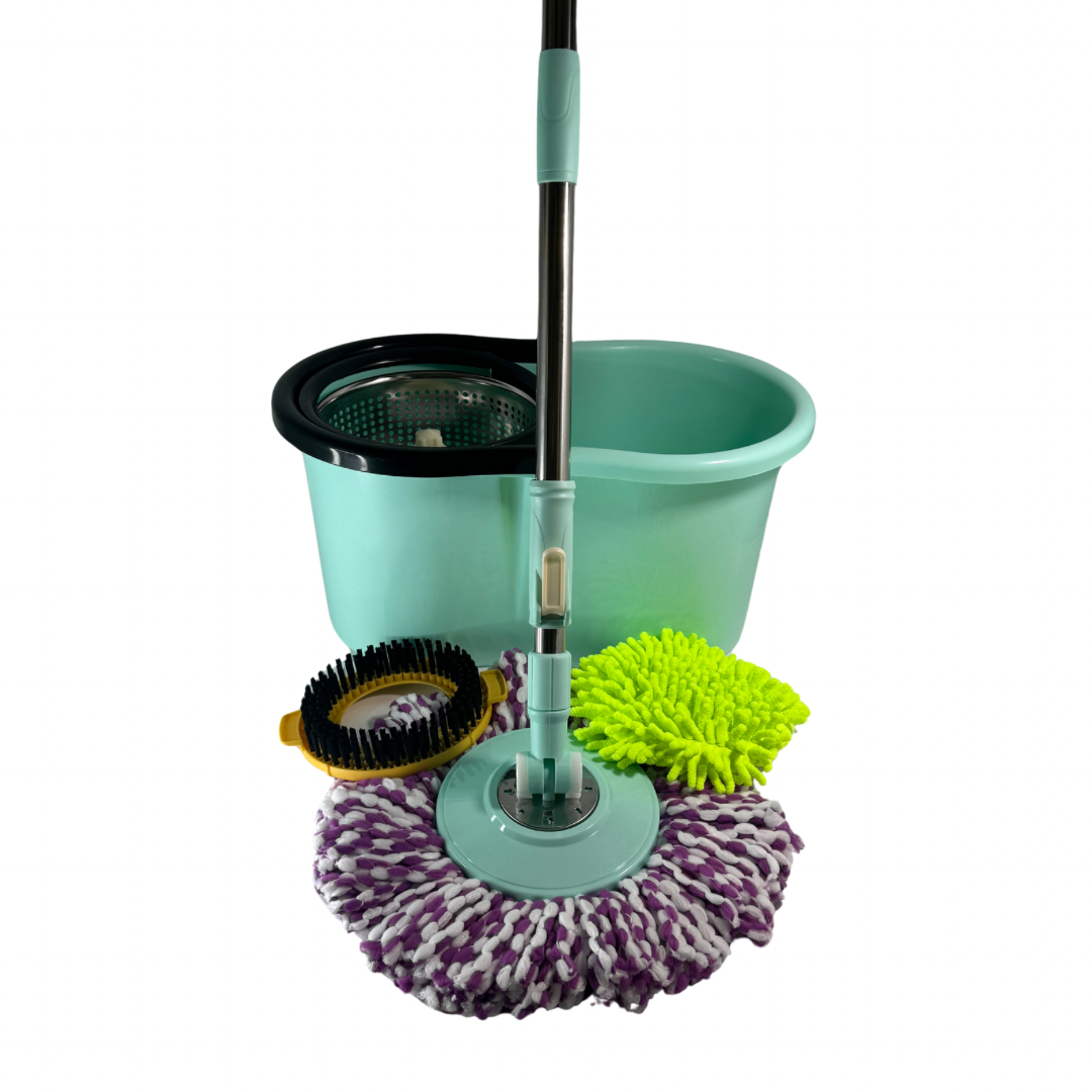 Single (One) Bucket System + Free Chenille Mop Shoes